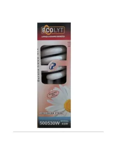 Ecolyt 500530w lampara ahorro energia 45w luz calida e27